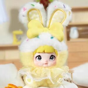 NOMMI Baby Sweetheart Bunny Series Plush- PUDDING CREAM 💛